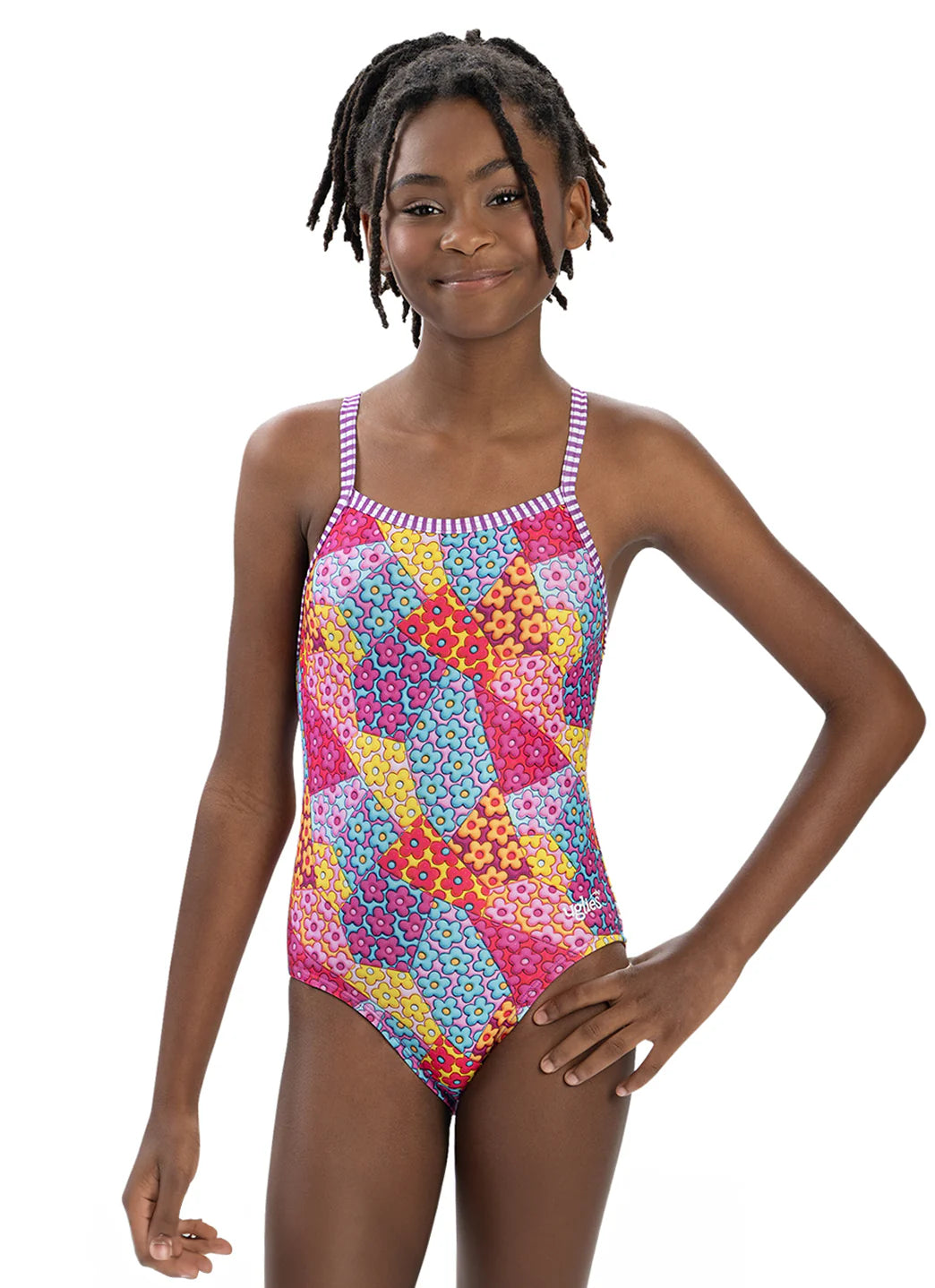 Dolfin Uglies Youth Girls' Jellin One Piece Swimsuit (Big Kid)