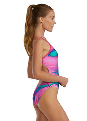 TYR Women's Diffusion Durafast Elite Cutoutfit One Piece Swimsuit