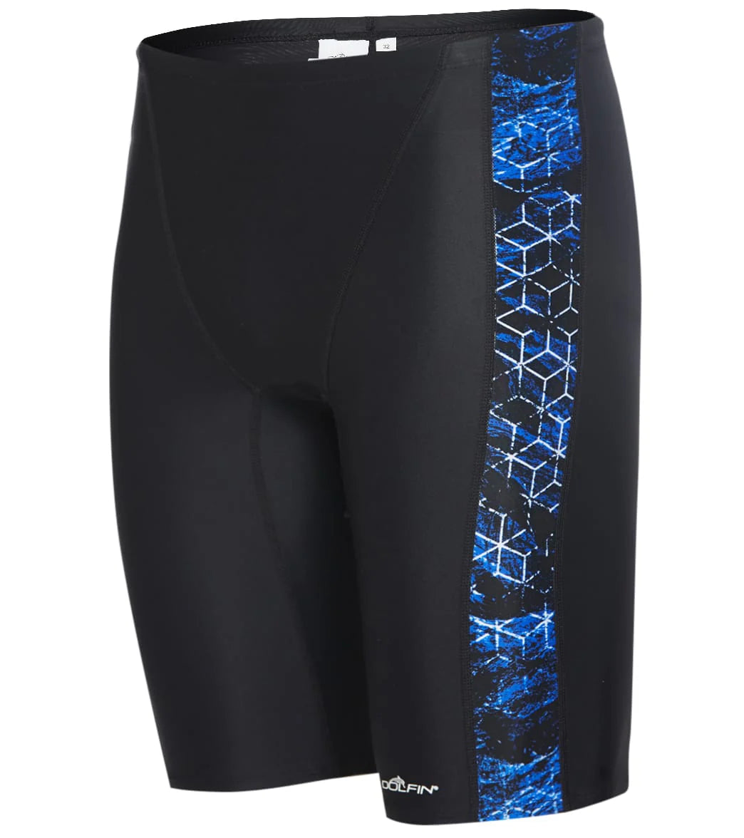 Dolfin XtraSleek Eco Men's Gravity Team Print Spliced Jammer Swimsuit