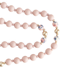 Zenzii Porcelain & Resin Beaded Pendant Necklace