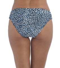 La Blanca Women's Reversible Animal Instinct Side Shirred Bikini Bottom
