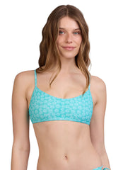 JOLYN Women's Hikari Clamshell Tie-Back Bikini Top