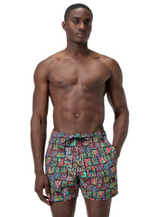 Speedo Men's 16" Print Redondo Edge Volley Swim Trunk