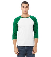 Bella + Canvas Unisex 3/4-Sleeve Baseball T-Shirt