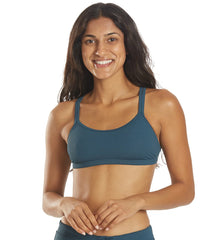 Sporti Active Ribbed Double Cross Workout Bikini Top