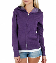 Hurley Women's Solid Slim Zip Up Fleece Hoodie