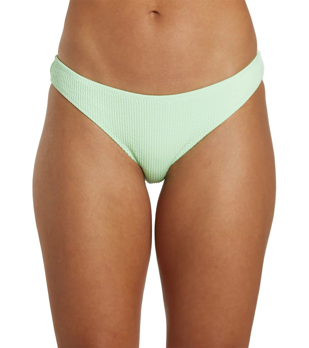Hurley Women's Texture Beach Moderate Bikini Bottom