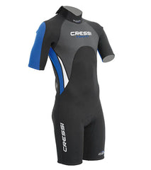 Cressi Men's 3MM Tahiti Short Sleeve Springsuit Wetsuit