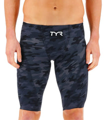 TYR Men's Venzo Camo USA Highwaist Jammer Tech Suit Swimsuit