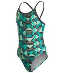 Sporti Polyester Off The Block Thin Strap One Piece Swimsuit Youth (22-28)