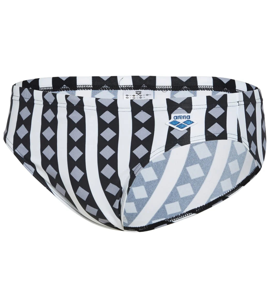 Arena Men's Mark Spitz Allover Print Brief Swimsuit