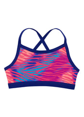 TYR Girls' Dreamland Trinity Bikini Top (Little Kid, Big Kid)