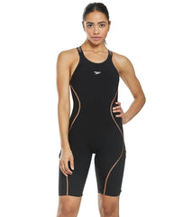 Speedo Women's Fastskin LZR Pure Intent Open Back Kneeskin Tech Suit Swimsuit