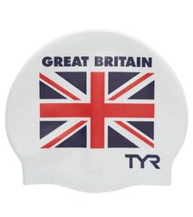 TYR Great Britain Silicone Swim Cap