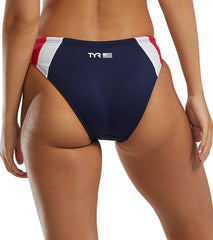 TYR Women's USA Classic Full Coverage Bikini Bottom
