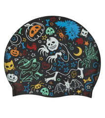 Sporti Limited Edition Halloween Party Silicone  Swim Cap