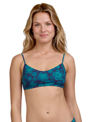 JOLYN Women's Hikari Moon Flower Tie-Back Bikini Top