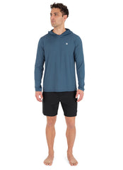 Hurley Men's Hybrid Hooded UPF 50 Long Sleeve Surf Shirt