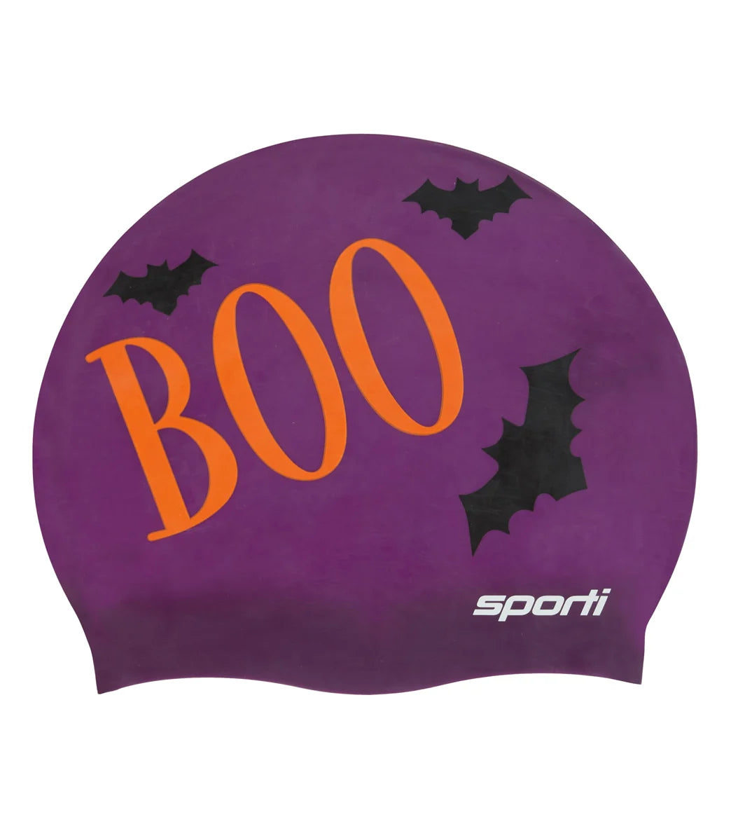 Sporti Limited Edition BOO Silicone Swim Cap