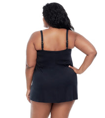Lauren Ralph Lauren Women's Plus Size Beach Club Flyaway One Piece Swimsuit