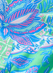 Beach House Women's Estate Mosaic Mary Pique Long Sleeve Zip Front Rashguard