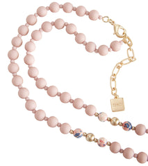 Zenzii Porcelain & Resin Beaded Pendant Necklace