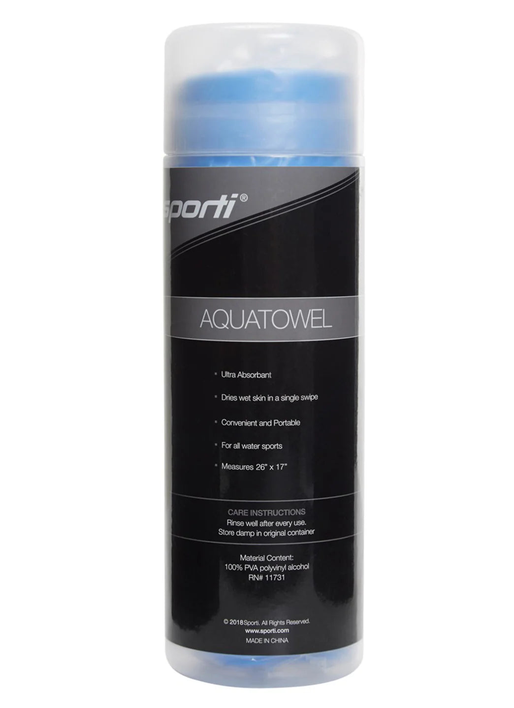 Sporti 26" x 17" Large Chamois Sports Towel
