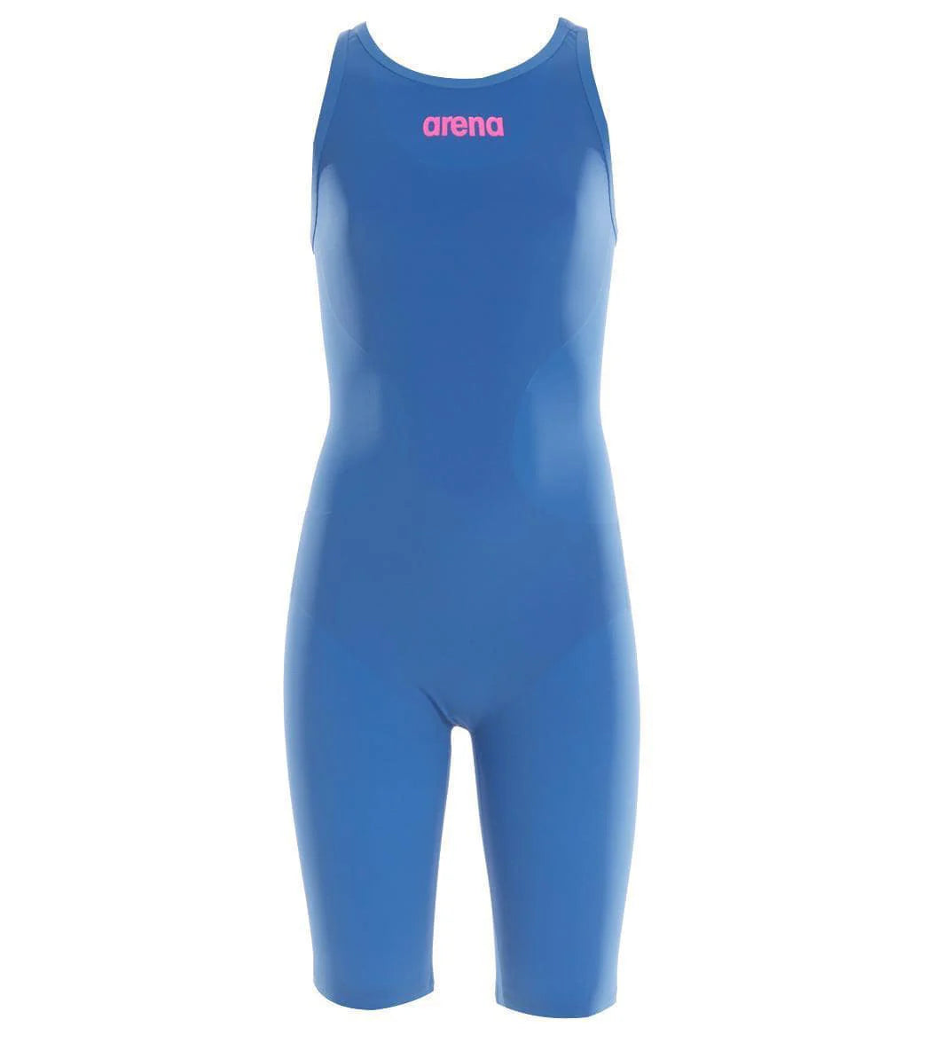 Arena Girls' Powerskin R-EVO ONE Full Body Open Back Tech Suit Swimsuit