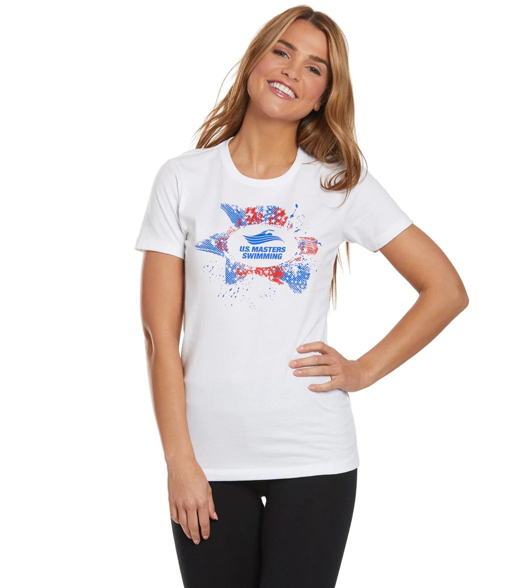 USMS Women's Patriotic Crew Neck Tee