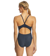 iSwim Hashtag Swim Squad Thin Strap One Piece Swimsuit