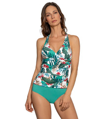 Jantzen Women's NeoTropics Louise Wrap Tankini Top