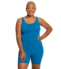 Sporti Plus Size HydroLast Chlorine Resistant Scoop Back Unitard One Piece Swimsuit