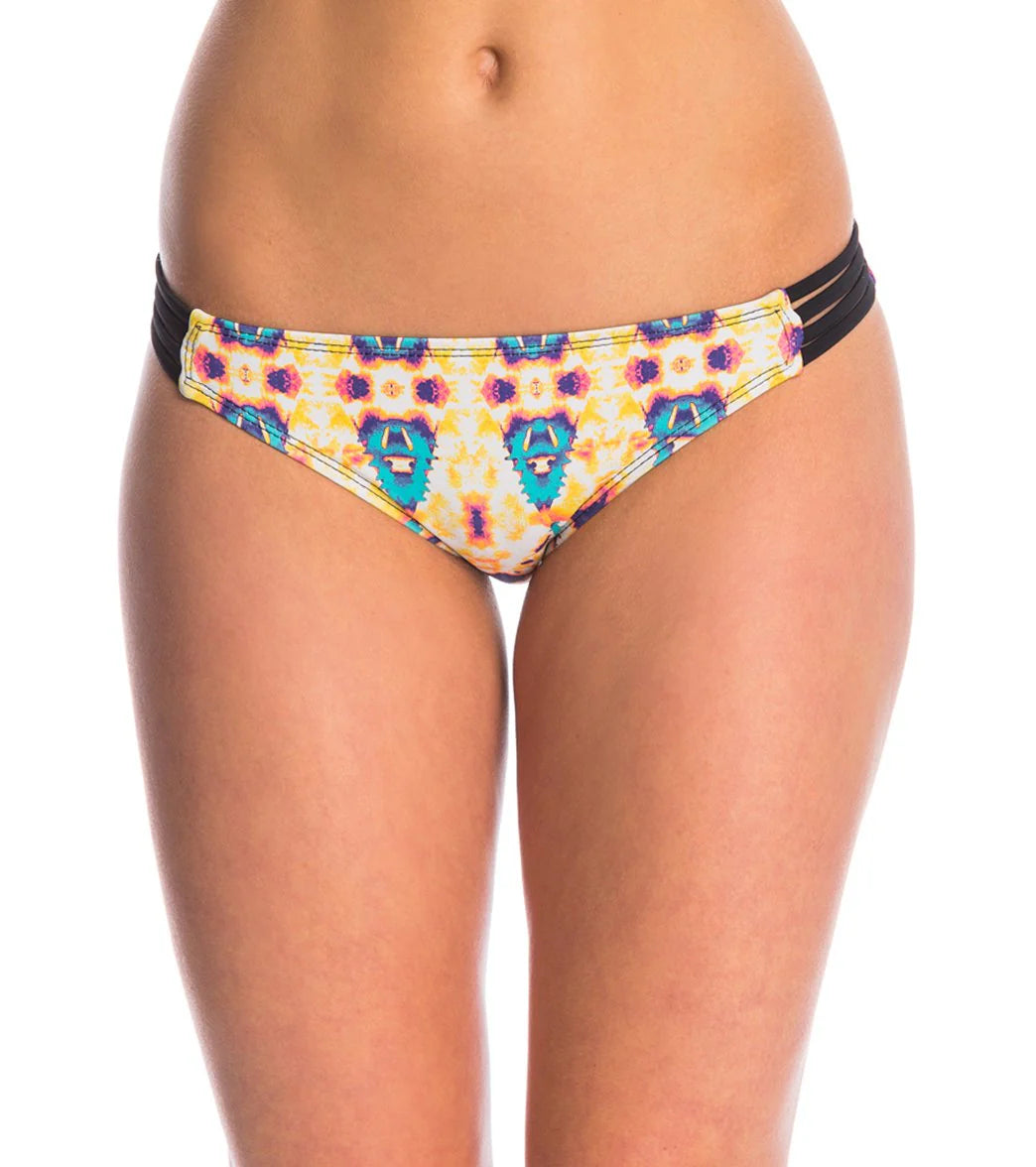 Hurley Swimwear Jagged Tie Dye Spider Bikini Bottom