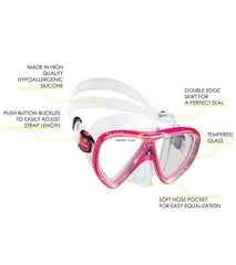 Cressi Bonete Dry Snorkel Set
