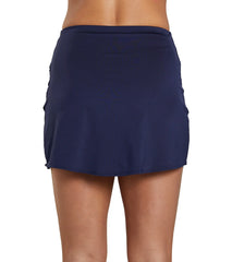 Dolfin Women's  Aquashape Solid High Waisted Wrap Swim Skirt