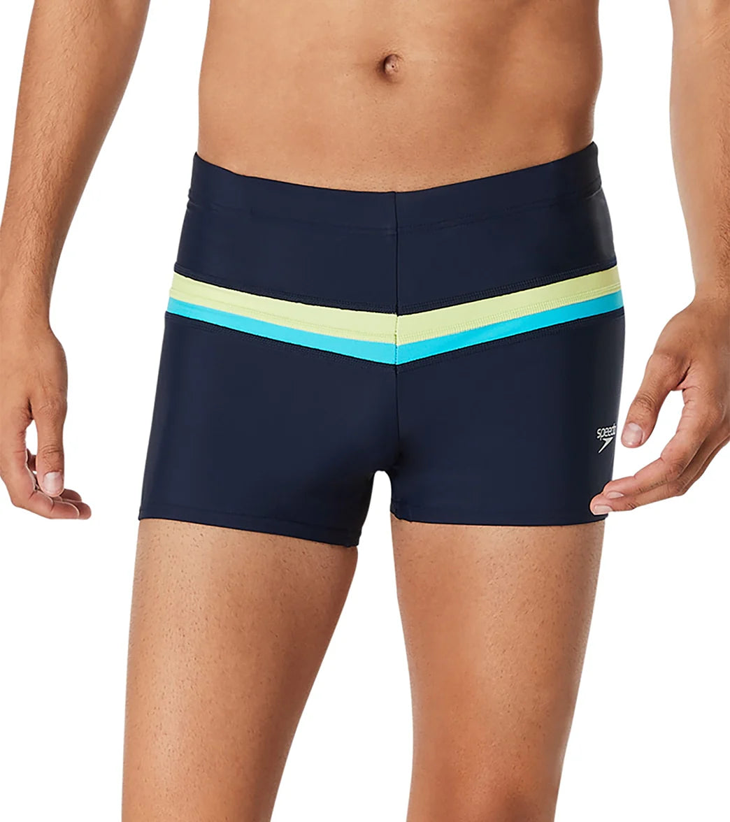 Speedo Men's Splice Square Leg Swimsuit