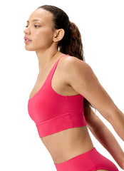 Speedo Women's Solid Square Neck Bikini Top