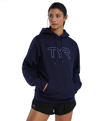 TYR Unisex Ulltasoft Midweight Fleece Big Logo Hoodie