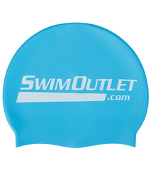 SwimOutlet Swimoutlet.com Silicone Swim Cap