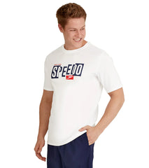 Speedo Men's Graphic Short Sleeve Swim Shirt