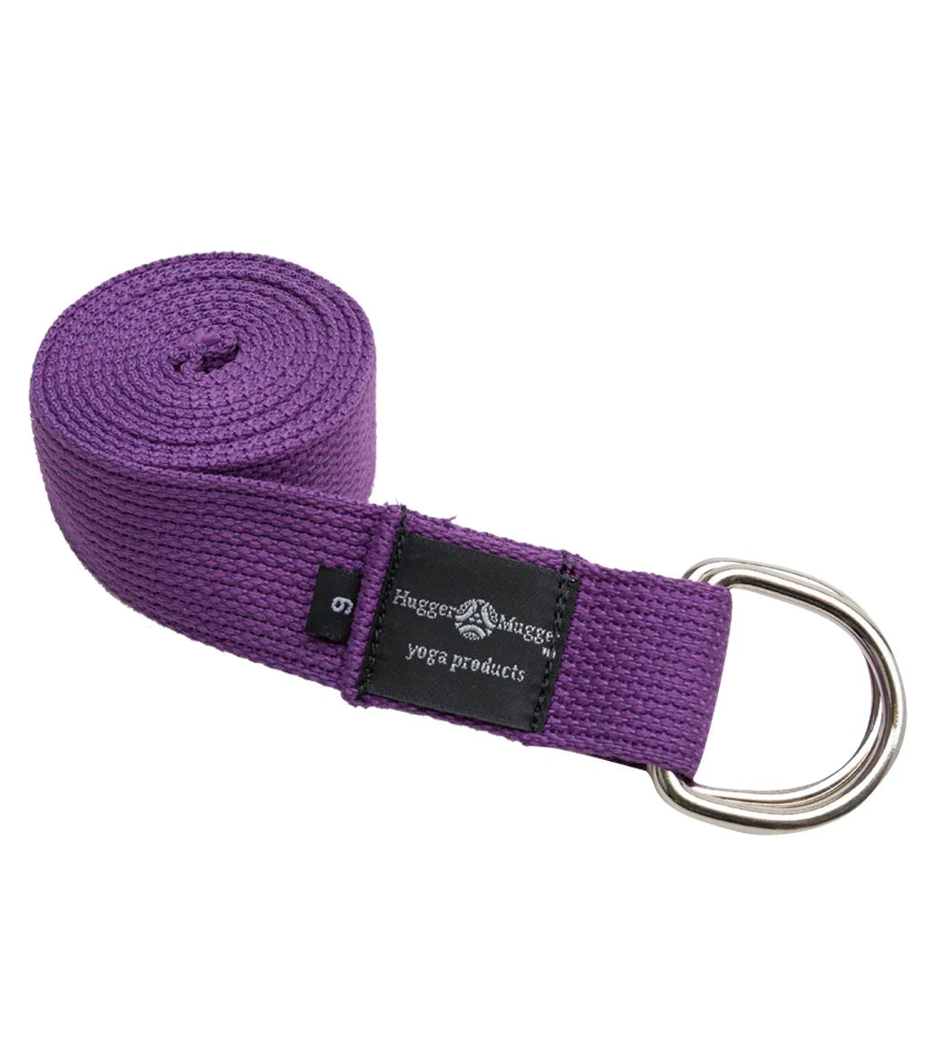 Hugger Mugger D-Ring Cotton Yoga Strap 6'