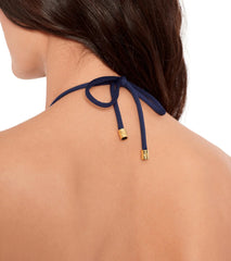 Lauren Ralph Lauren Crochet Cutout Bandeau One Piece Swimsuit