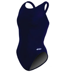 Dolfin Girls' Xtra Life Lycra Solid HP Back One Piece Swimsuit