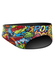 Turbo Men's Comic Boom Water Polo Brief