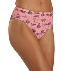 JOLYN Women's Zoe Papaya Flammy Bikini Bottom