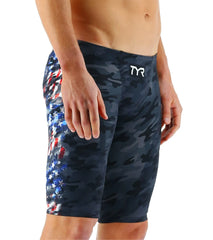 TYR Men's Venzo Camo USA Jammer Swimsuit