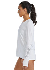 TYR Women's SunDefense Long Sleeve UPF 50+ Swim Shirt