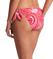 Lauren Ralph Lauren Women's Provence Paisley Side Tie Scoop Hipster Bikini Bottom