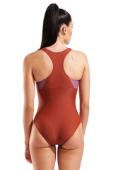 Arena Women's Solid Racer Back One Piece Swimsuit