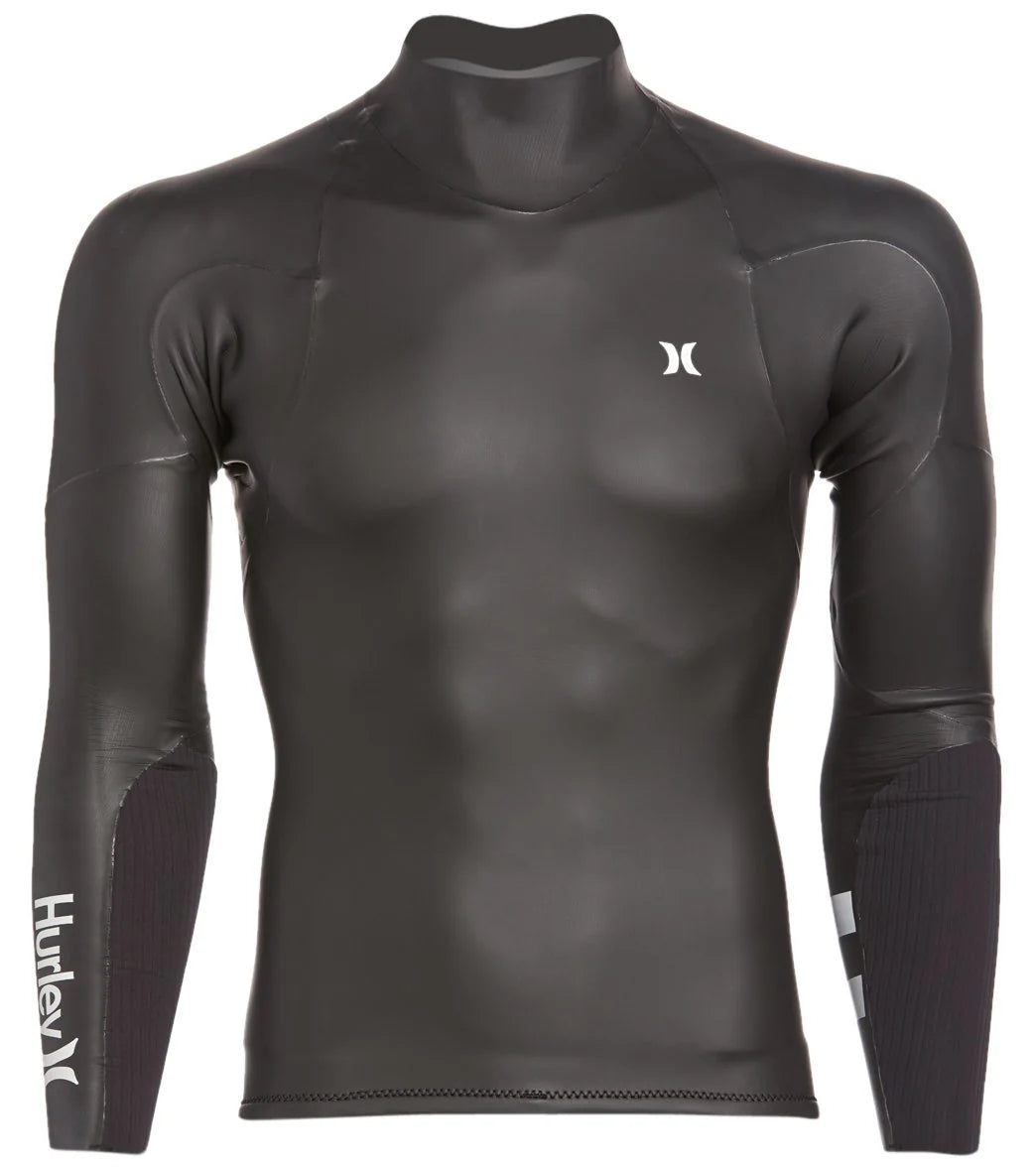 Hurley Men's 2mm Phantom Elite 2.0 Zip Free Wetsuit Jacket